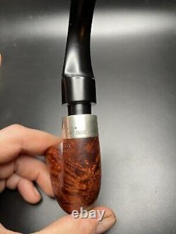 Peterson Deluxe 5S! 1984 Silver Ferrule Calabash Irish Estate Pipe