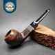 Peterson Kildare Partially Rusticated Bulldog Estate Briar Pipe, Irish Estates