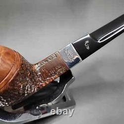 Peterson Kildare Partially Rusticated Bulldog Estate Briar Pipe, Irish Estates