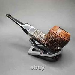 Peterson Kildare Partially Rusticated Bulldog Estate Briar Pipe, Irish Estates