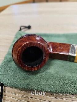 Peterson Rosslare 80s Tobacco Smoking Pipe Fishtail 925 Sterling Silver #1