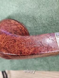 Peterson Rosslare 80s Tobacco Smoking Pipe Fishtail 925 Sterling Silver #1