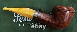 Peterson Rosslare B5 Tobacco Smoking Pipe Fishtail 925 Sterling Silver #6