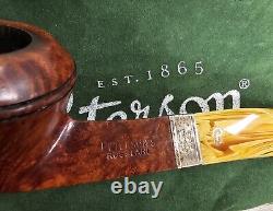 Peterson Rosslare B5 Tobacco Smoking Pipe Fishtail 925 Sterling Silver #6