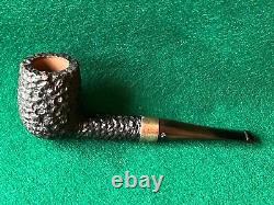 Peterson Sterling 106 1975 Donegal Rocky Rusticated billiard Pipe