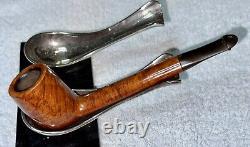 Peterson's Deluxe Smooth Cross Grain Canadian IRISH Estate Pipe EXC COND