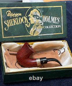 Peterson's Sherlock Holmes Smooth Calabash Smoking Pipe? Sterling Silver Ring