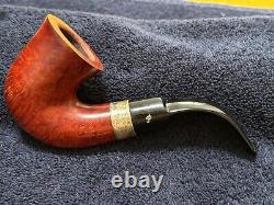 Peterson's Sherlock Holmes Smooth Calabash Smoking Pipe? Sterling Silver Ring