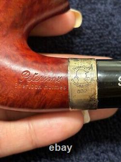 Peterson's Sherlock Holmes Smooth Calabash Smoking Pipe? Sterling Silver Ring