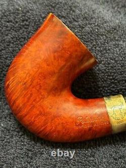 Peterson's Sherlock Holmes Smooth Calabash Smoking Pipe? Sterling Silver Ring