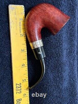 Peterson's Sherlock Holmes Smooth Calabash Smoking Pipe? Sterling Silver Ring