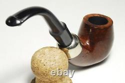 Peterson's System Standard 314 Bent P-lip K&p Nickel Band Estate Pipe