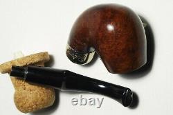 Peterson's System Standard 314 Bent P-lip K&p Nickel Band Estate Pipe