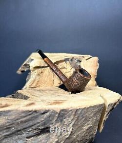 Petresons Kapruf 264 Sandblasted Finish Canadian Shaped Smoking Pipe