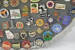 Pins Lot of 125 Cuba Travel Ireland Yankees Shakespeare Safeway Castle Pinbacks