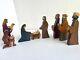 Puckane Crafts Tipperary Nativity Scene Set Ireland Wooden Nativity