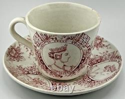 Queen Victoria Diamond Jubilee 1897 Great Britain And Ireland Teacup And Saucer