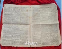 RARE 1768 Newspaper The Freeman's Journal Dublin, Ireland