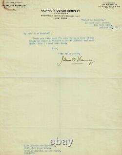 RARE! Gaelic League James Owen Hannay Hand Signed TLS Dated 1913