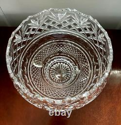RARE Limited 1 of 100 Master Cutter Jim O'Leary Signed 9 WATERFORD CRYSTAL BOWL