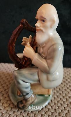 RARE The Bard Of Armagh Irish Porcelain WADE Figurine MINT