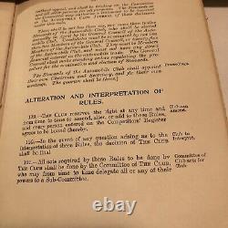 Rare Antique 1905 Automobile Club Great Britain & Ireland 23 Page Booklet