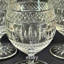 Rare CASHS of Ireland Marked Cooper Crystal 20 oz Water Glasses Set of 3 Vintage