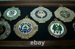 Rare Irish Medallion Pendant Eire Celtic Ireland Collection Lot Displayed