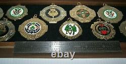 Rare Irish Medallion Pendant Eire Celtic Ireland Collection Lot Displayed
