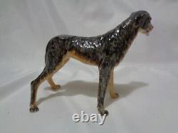Rare Muller Volkstedt Ireland Irish Wolfhound Dog 1902-1949 Mark