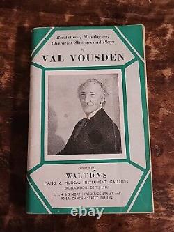 Recitations, Monologues, Character Sketches And Plays By Val Vousden