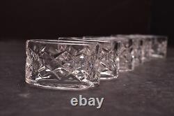 SET OF 6 WATERFORD CRYSTAL Napkin Rings ALANA OVAL Ireland SIGNED