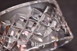 SET OF 8 WATERFORD CRYSTAL Napkin Rings ALANA OVAL Ireland SIGNED