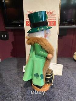 STEINBACH CHRISTMAS LEGENDS PATRICK O'SANTA NUTCRACKER WithBOX