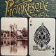 Scarce Ross Castle Antique Playing Cards Goodall Poker Uk Deck 52+ Box Ireland
