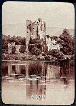 Scarce Ross Castle Antique Playing Cards Goodall Poker UK Deck 52+ Box Ireland