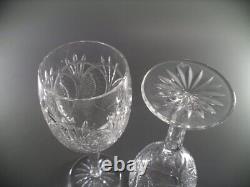 Set of 2 Waterford Seahorse Crystal Classic Collection Wine Glasses Ireland