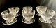 Set Of 6 Waterford Crystal Lismore Ice Cream Sherbert Bowls Underplate Glasses