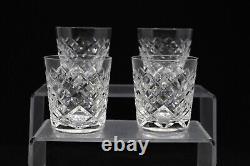 Set of four Waterford Crystal Tyrone Old Fashioned Glasses