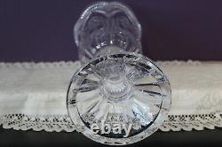 Shannon Crystal Footed 14 Hurricane Candle Vase Made In Ireland