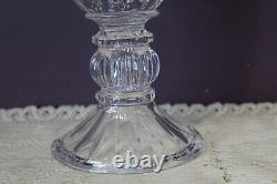 Shannon Crystal Footed 14 Hurricane Candle Vase Made In Ireland