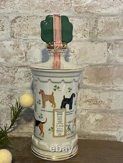 St Patrick's Day Old Commonwealth Bourbon Dogs Of Ireland Decanter 1980 RARE