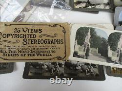 Stereoview Antique Photo Images Vintage BIG LOT Ireland America Germany Keystone