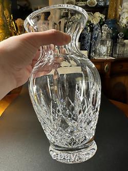 Stunning WATERFORD CRYSTAL Lismore 9 Flower Vase, Collectible, MINT