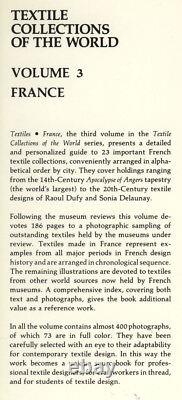 Textile Collections of the World 3-volume set France U. K. U. S. Canada Ireland