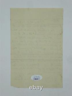 Thomas Moore Signed Autographed 1829 Hand Written Letter Irish Poet JSA COA