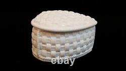 Tiffany & Co heart shaped box Sybil Connolly made in Ireland porcelain weave