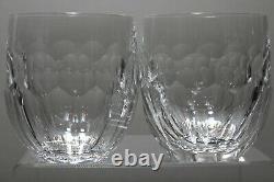Two (2) Waterford Crystal Curraghmore Low Ball Old Fashion Whiskey Glass MINT