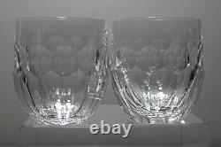 Two (2) Waterford Crystal Curraghmore Low Ball Old Fashion Whiskey Glass MINT