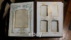 Unusual 1890 Antique CDV Cabinet Card Photograph Album & Irish Catholic Shrine